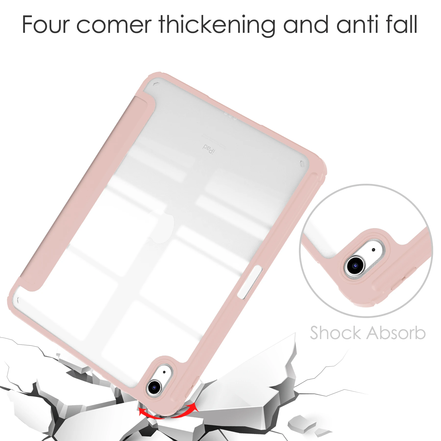 

Чехол для iPad 10 10 10,9 2022 A2696 A2757 A2777 ipad 11 2025 A3355 A3356, прозрачный кожаный чехол с местоположением ручки