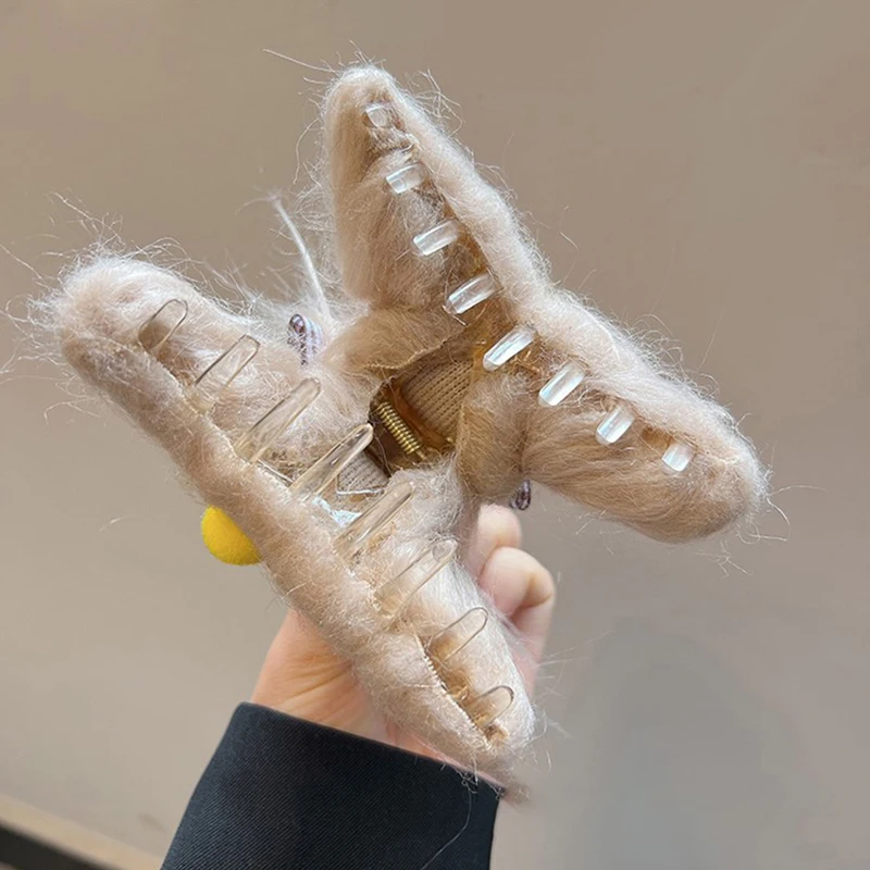 Nieuwe Kleurrijke Grappige Lelijke Pop Haarclip Voor Vrouwen Haai Clip Haarspeld Voor De Achterkant Van Het Hoofd Modieus En Schattig Haar Accessoire