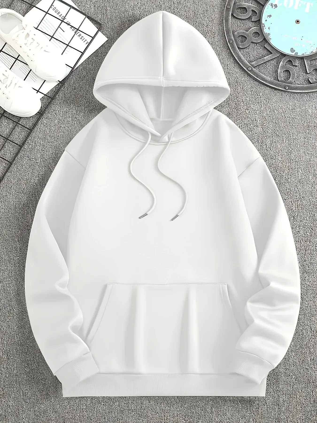 Funny Men'S Hoodie Breast Cancer Awareness Pinked Out for My Mom Print Graphic Hoodie for Men, Casual Long Sleeve Style, Ideal Gift for Supporters And Daily Wear