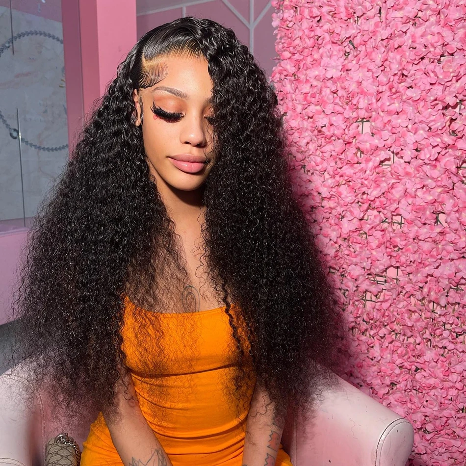 40 بوصة موجة عميقة شعر مستعار أمامي 13x6 Hd الدانتيل فضفاض موجة الباروكات الشعر البرازيلي شعري طبيعي قبل قطعها الدانتيل الجبهة باروكة من شعر طبيعي #1