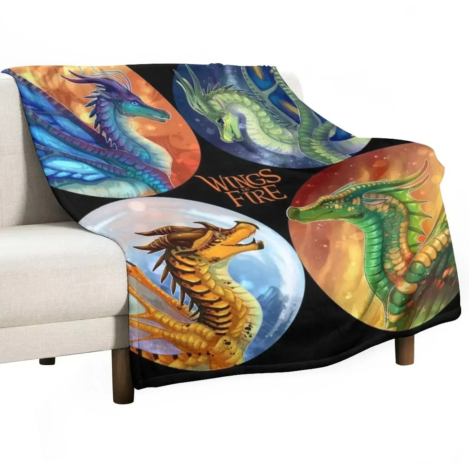 Wings of Fire - Heroes of the Lost Continent Throw Blanket Blankets Sofas Of Decoration christmas gifts Blankets