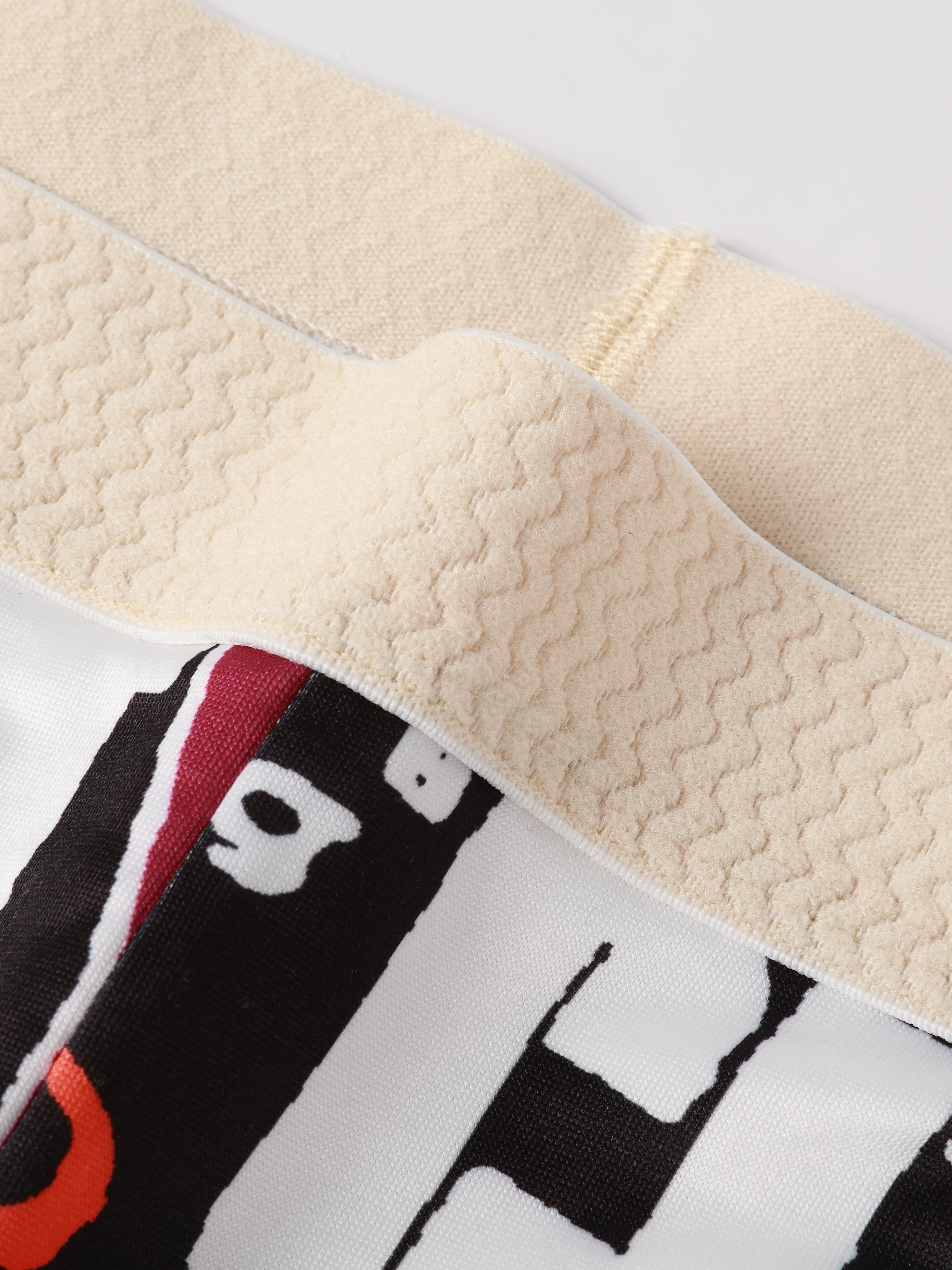 5 pieces of men's geometric pattern soft and breathable U-shaped convex bag underwear are the best gifts to give him