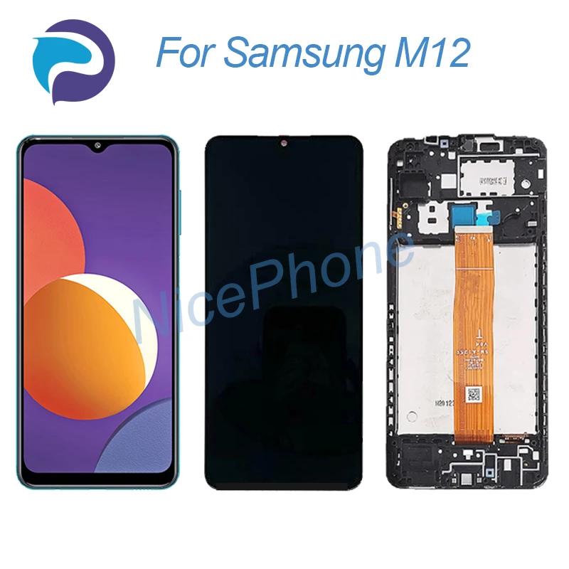 for Samsung M12 LCD Screen + Touch Digitizer Display 1600*720 SM-M127F/DSN M12 LCD Screen Display