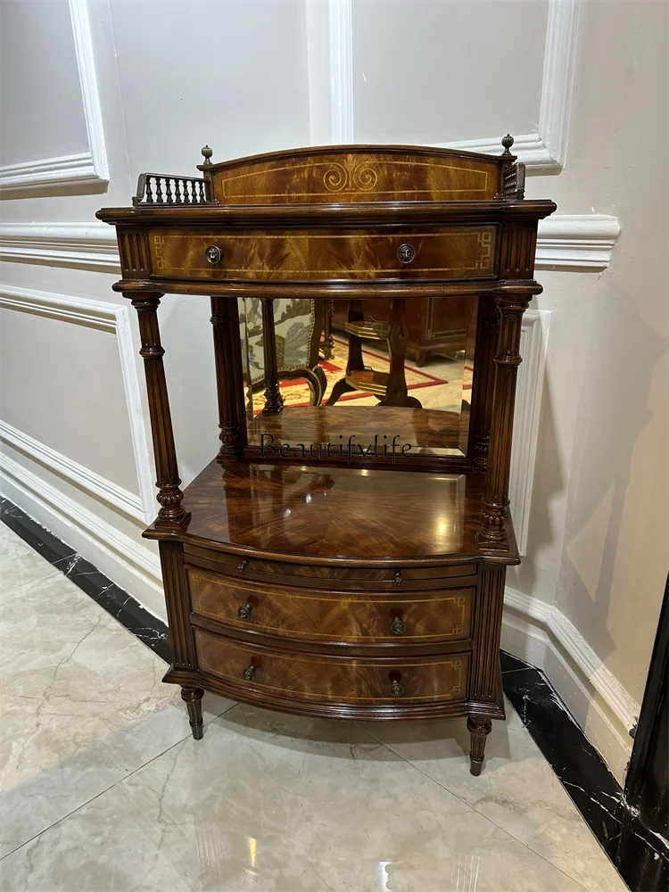 

Alexander furniture corner few mahogany solid wood telephone rack villa mansion square few