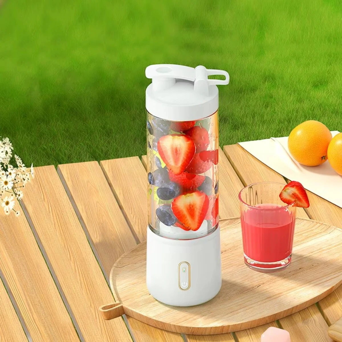 Miwaing Portable Fruit Juice Blenders 12 Blades Summer Personal  Mini Bottle  USB Juicer Cup Machine Kitchen