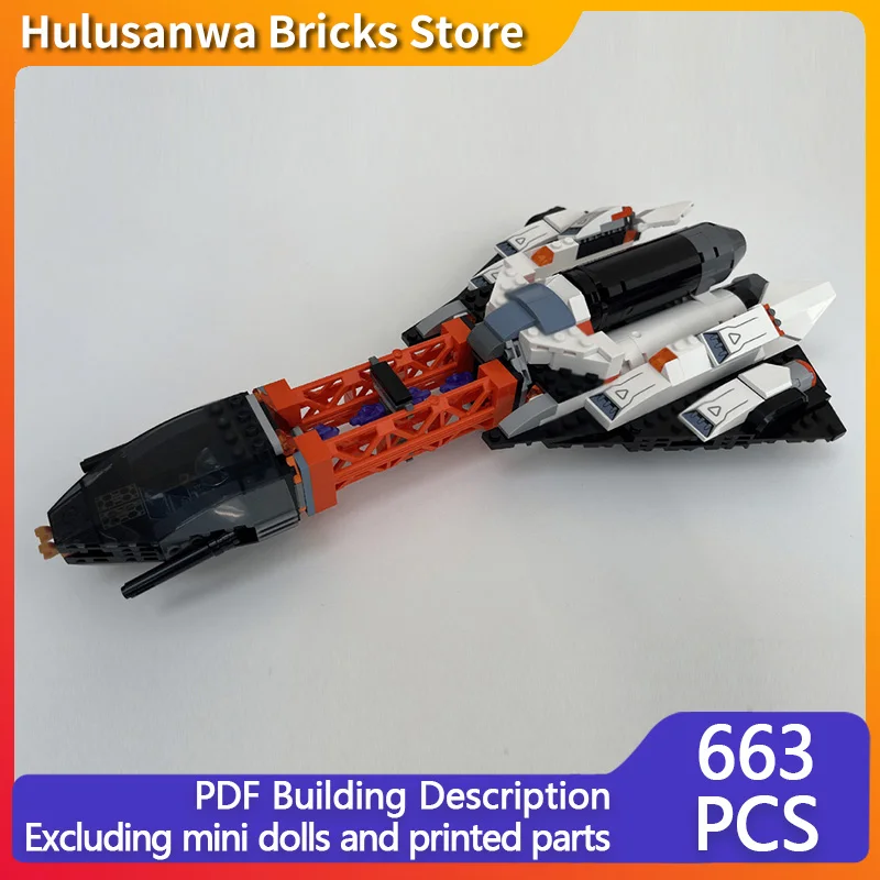 

Popular Movie Model MOC Building Bricks Heavy Transport Spaceship Modular Technology Gifts Holiday Assemble Children Toys Suit