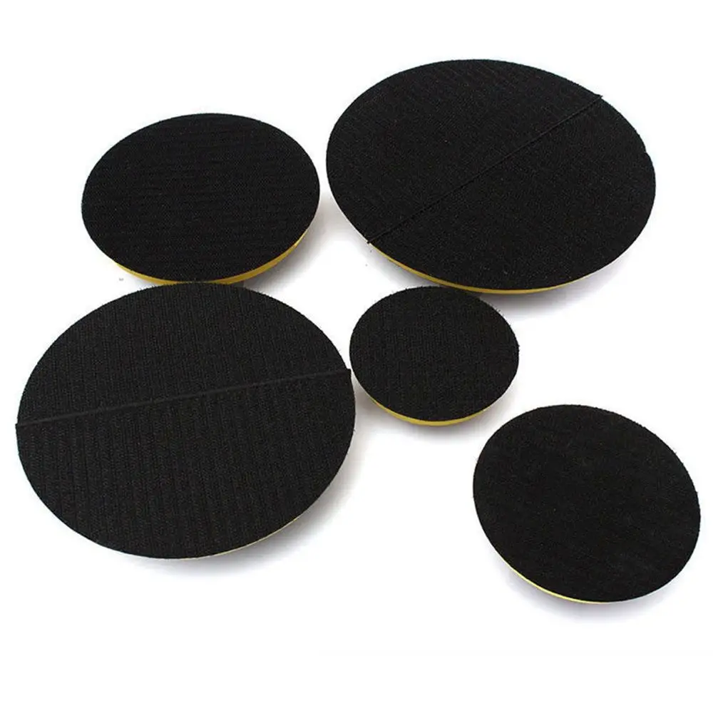 3/4/5/6/7'' Hot Professional Black Backing Plate Polisher Buffing Hook & Loop Car M14 Pad