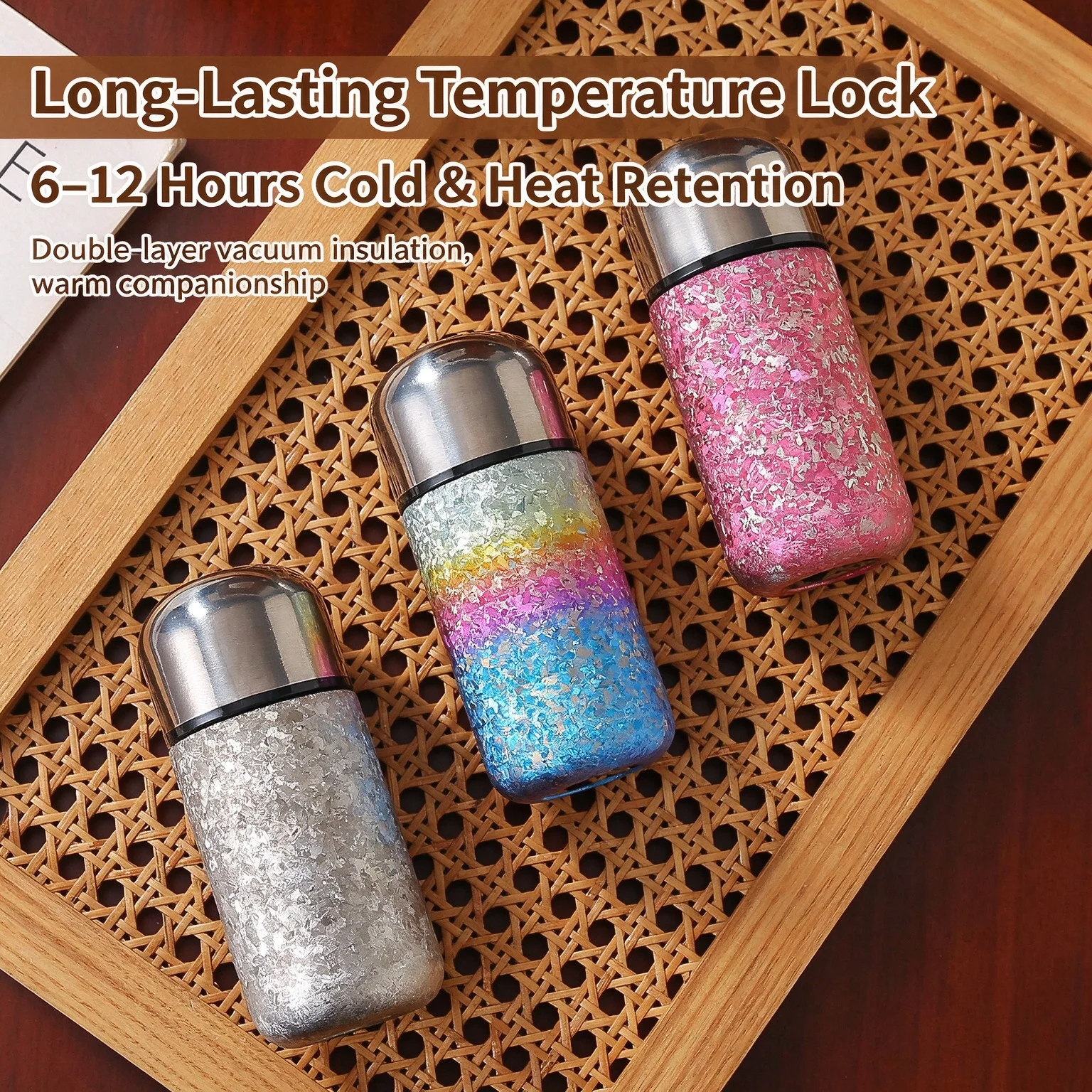 Mini Pure Titanium Insulated Tumbler Portable Pocket Water Bottle for Women Luxury High-End Small ThermosCup for Outdoor Travel