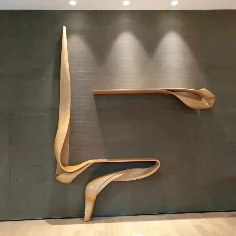 Benmu large wall art home decoration, hotel lobby sculpture wall decoration