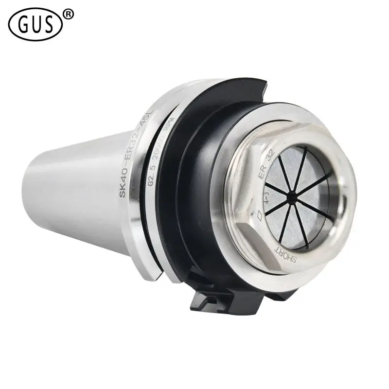 Imagem -04 - Cnc Machine Collet Chuck Sk40 Bt40 Bt30 Suporte de Ferramentas Curto Er25 Er32 Alta Qualidade Equilíbrio Dinâmico Construído em Porca Reduzir a Resistência
