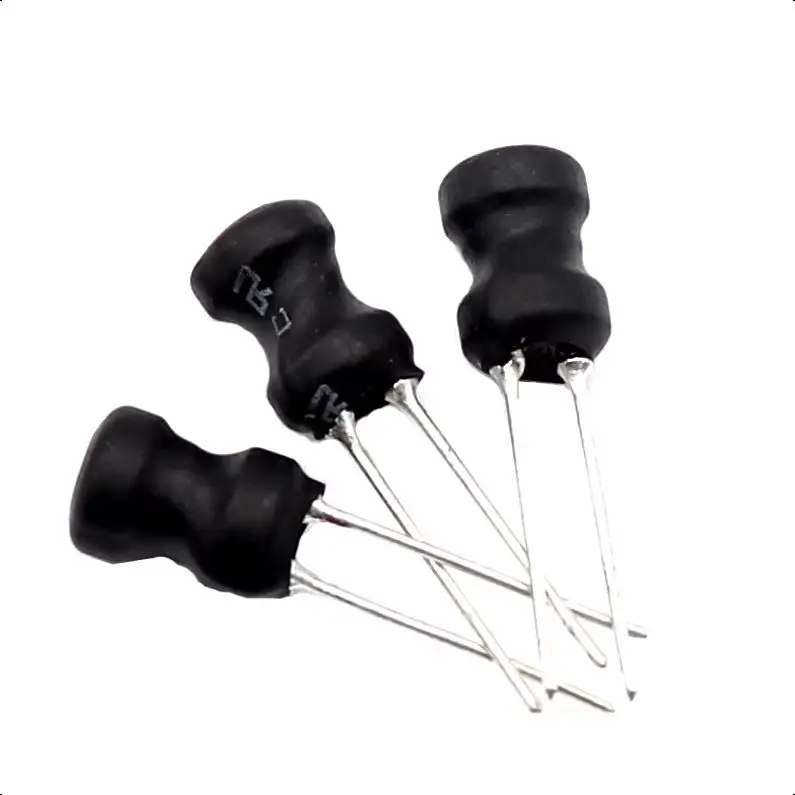 【30-10PCS】 0608 I-shape Power Inductor Inductance Copper Coil 1MH 68uh 100uh 150UH 220 330 470 uH 2.2MH 3.3MH 4.7MH 10MH