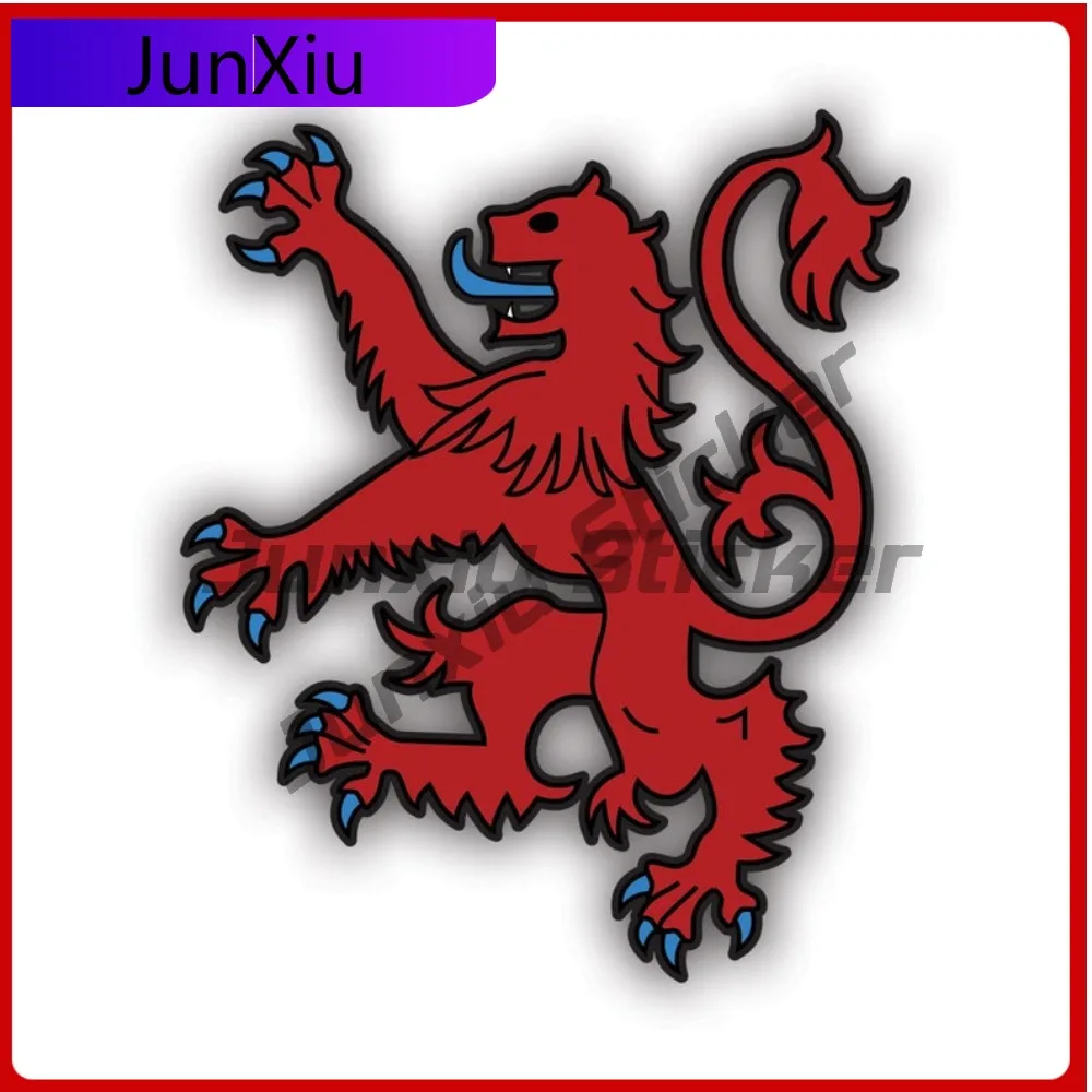 

Bold Lovely Lion Rampant Of Scotland Sticker Decal American Made Uv Protected Red Scottish Logo Insignia Decal Waterproof
