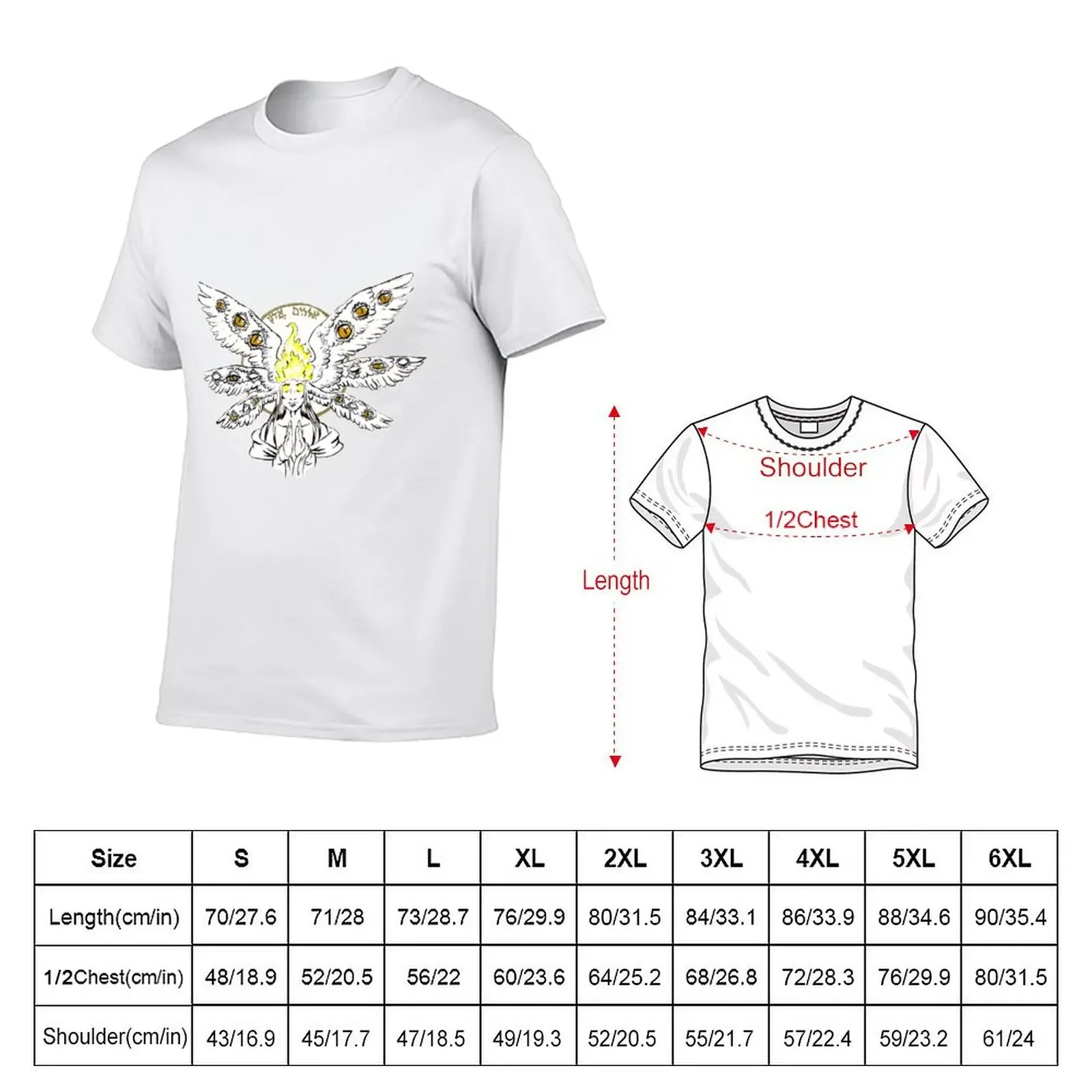 Seraphim version 1 T-Shirt street wear cute clothes anime clothes big and tall t shirts for men