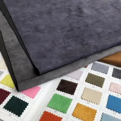 150cm*50cm Dark grey thick suede air layer fabric Faux suede fleece chicken fleece stretch fabric fashion material telas  tissu