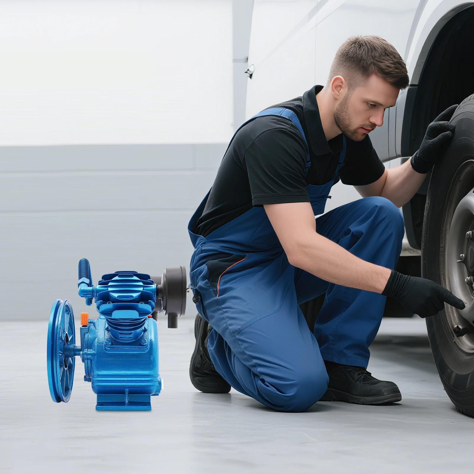 

Головка насоса воздушного компрессора, мощность 200 Вт, 3 л.с., мощная производительность рассеивания тепла, используется в химической промышленности, электронике и т. д.