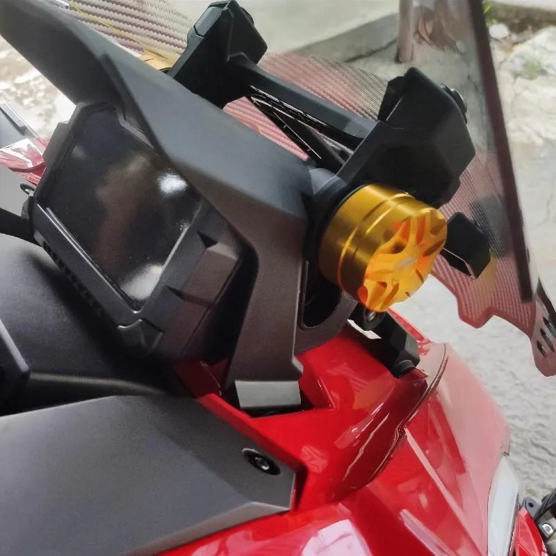 For Honda ADV350 Front Mirror Screw Covers & Riser Covers – Decorative Bolt Trim, Easy Install, Enhanced Appearance