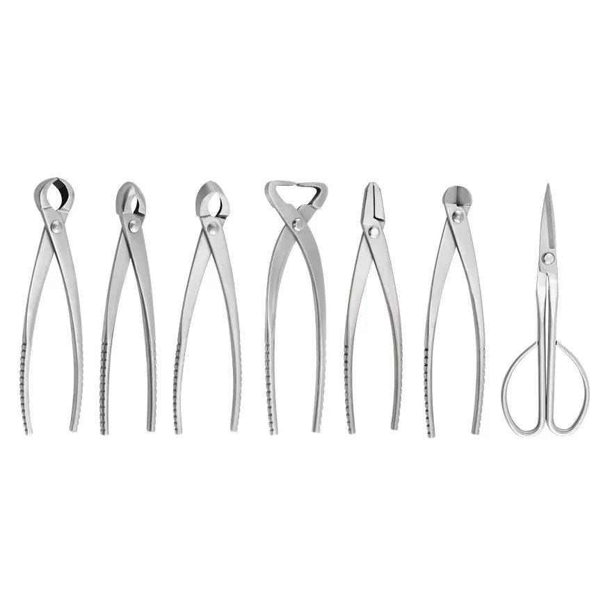 

Anti Slip Grip Serious 210mm Stainless Steel Bonsai Tool Set Kit Garden Tools Knob Cutter Branch Shears Scissors 50HRC