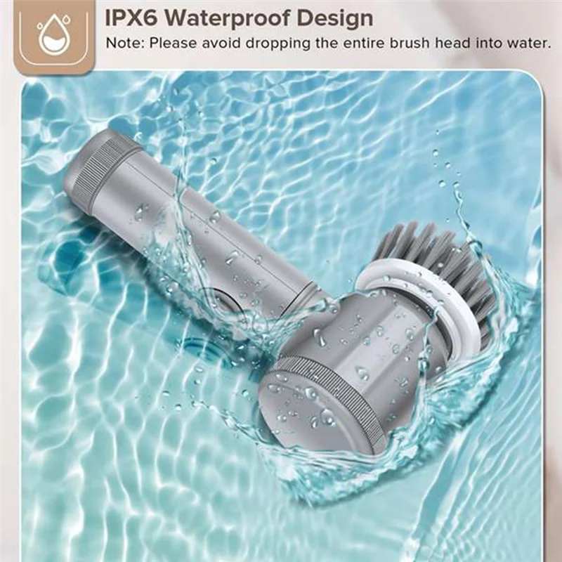 ABLE-다기능 자동 청소 브러시 5개 세트 핸드헬드 무선 전기 주방 청소 도구