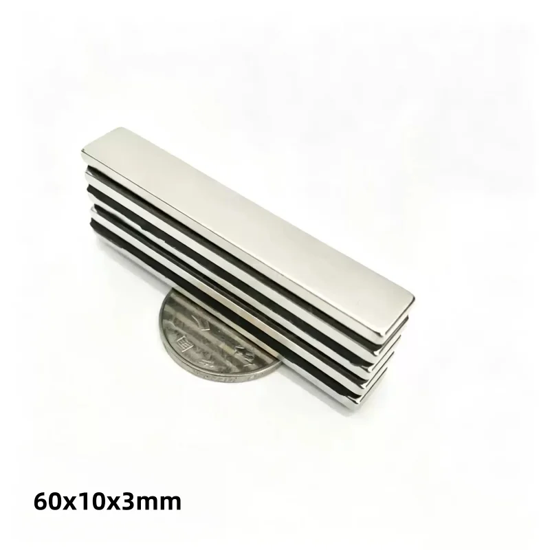 60x10x3 Quadrate sheet Magnet 60x10x3 Powerful Strip Magnets 60x10x3mm For Home Refrigerators, Offices DIY 60*10*3 Block magnet