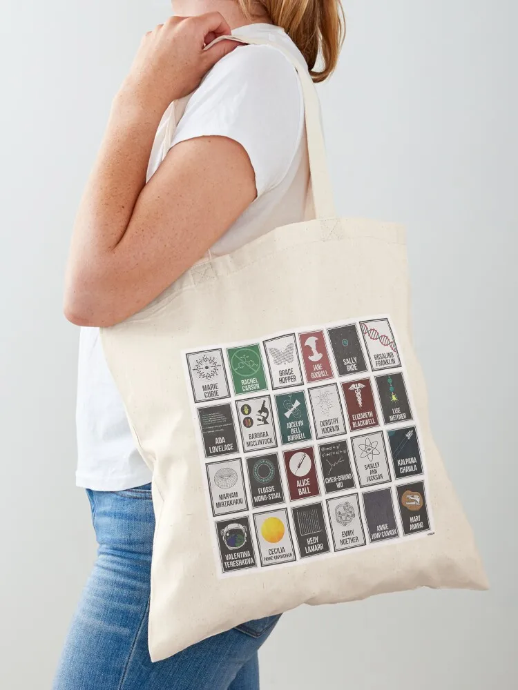 

24 Women Who Changed Science. And The World. Tote Bag Women's shopping bag bags for women handbag