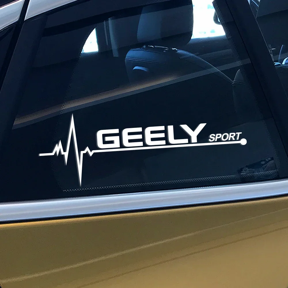 Waterproof Vinyl 2Pcs Sport Car Body Sticker Decal For Geely Coolray Monjaro Emgrand Atlas Preface Galaxy L7 Tugella Exterior De