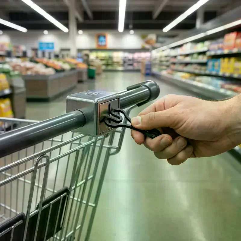 3Pcs 3D Plastic Cat Claw Shopping Cart Token Keychain Supermarket Trolley Unlocking Tool Portable & Reusable Sturdy Design