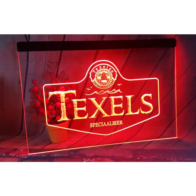 texels speciaalbier Beer Bar LED Neon Light Sign hang sign home decor crafts