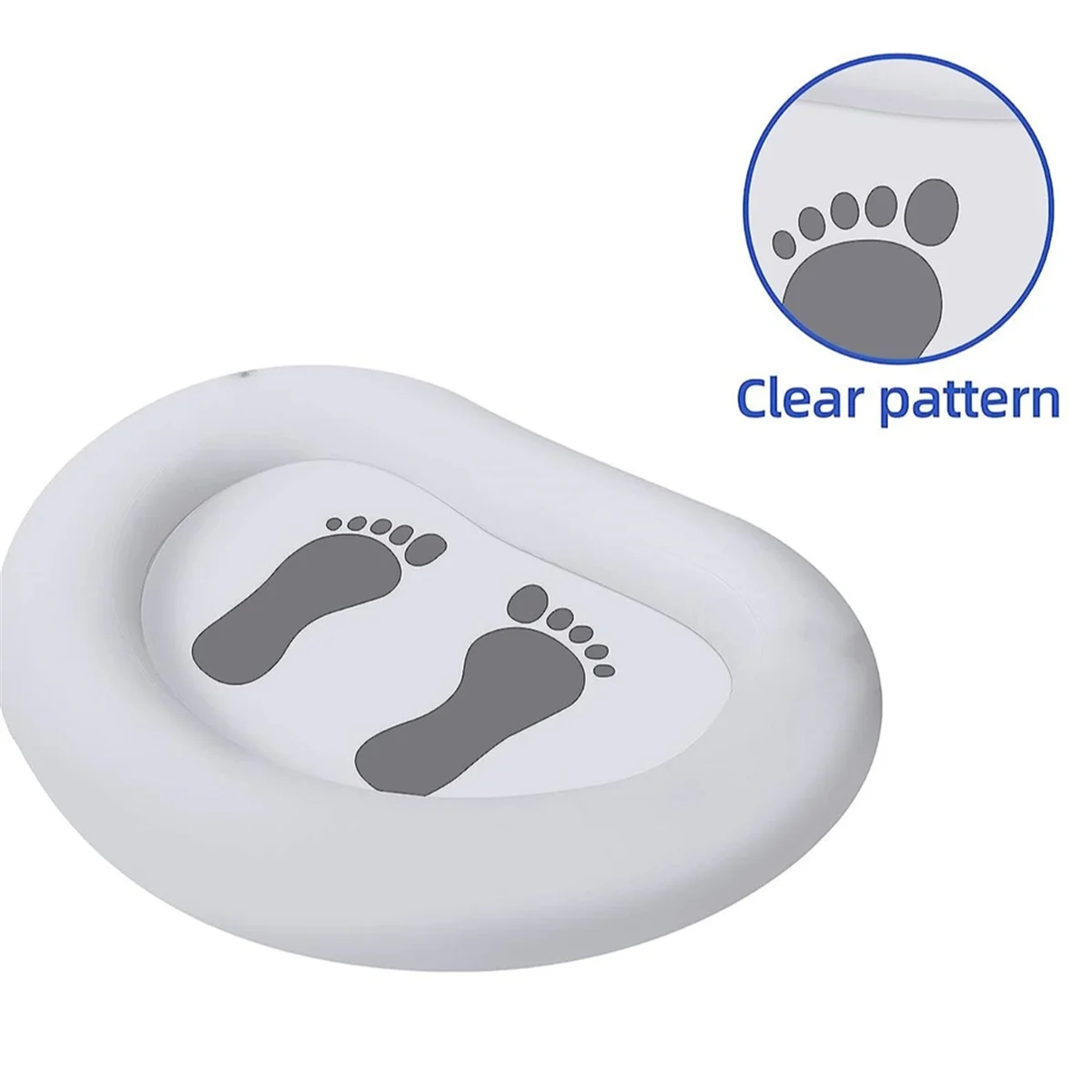 Inflatable Pool Foot Bath, Foot Bath for Pool Entrance Ladder,Swimming Pool Cleaning Feet, Above Ground Pool Accessories