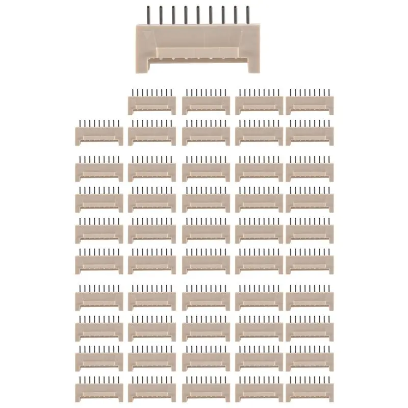 [A92P!】 50Pcs Miner Connector 2X9P Male Socket Straight Pin Double Row Buckle For Asic Miner Antminer S9 S9J S9K L3+ Z9mini Z11