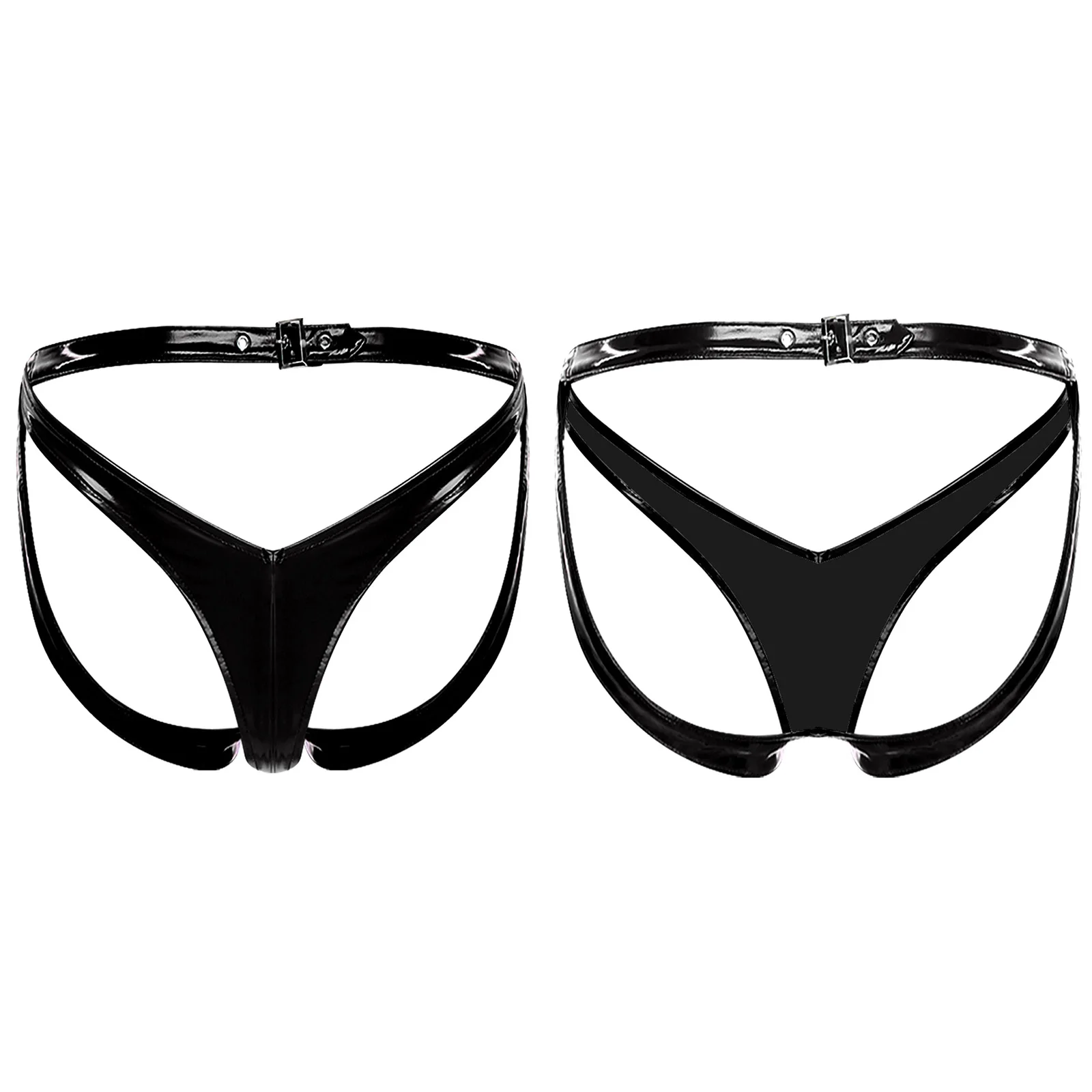 ملابس داخلية نسائية ذات مظهر رطب على شكل حرف V خصر مجوفة لعيد الحب ملابس داخلية مثيرة مفتوحة الظهر ملابس داخلية رفيعة بدون عرض