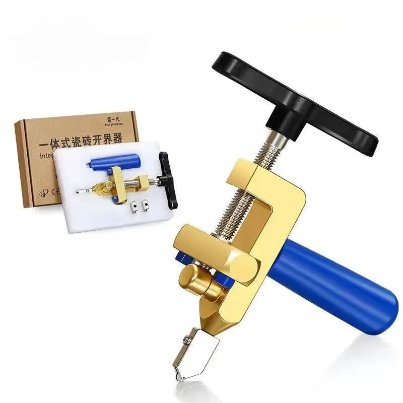 Heavy Duty 2-in-1 Tile Opener And Glass Cutter Tool Professional Manual Ceramic Tile And Mirror Cutter for DIY Home Improvement