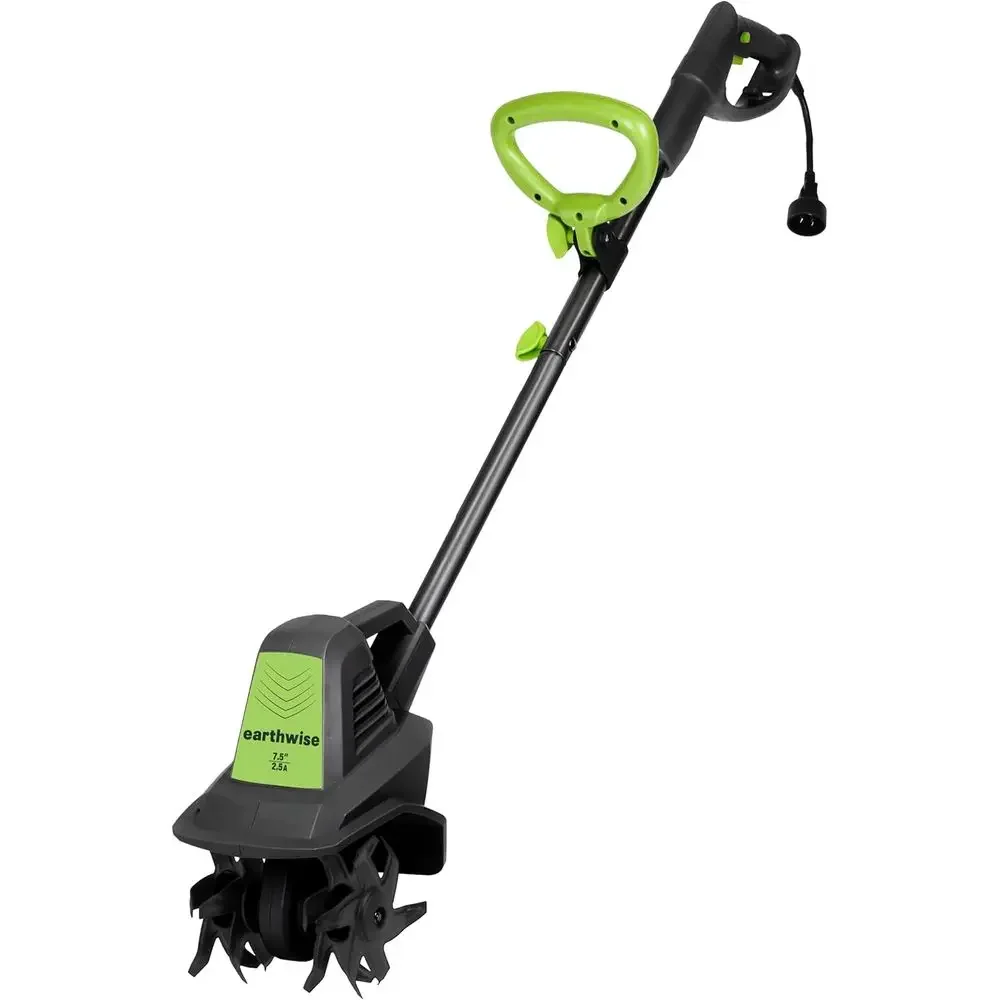 

7.5-Inch 2.5-Amp Electric Tiller/Cultivator, Grey