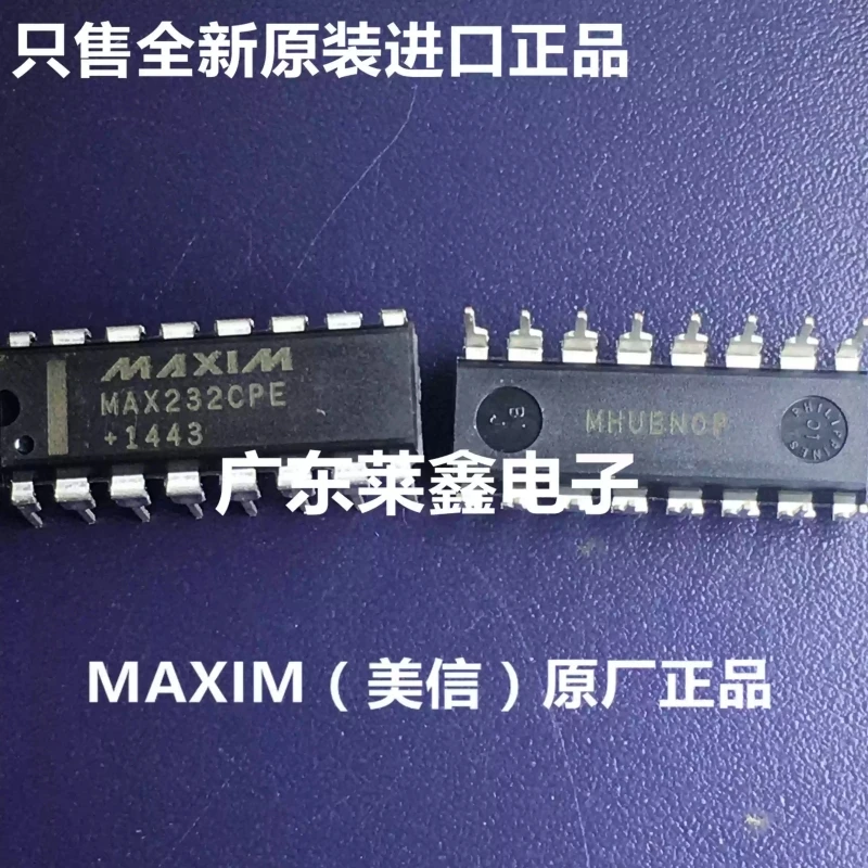 MAX232CPE MAX232 DIP-16 driver transceiver original genuine product