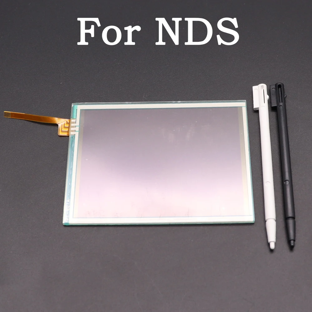 1Set Digitizer Screen For NDS Lite Bottom Touch Screen Lens with Touchscreen Stylus Pen For  DSi XL LL Repair Parts