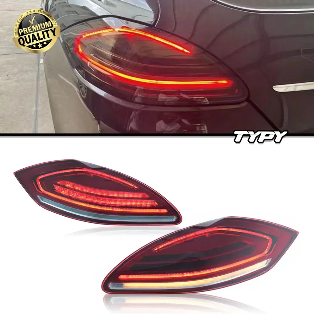 

Подходит для 10-13 Porsche Paramela, задний фонарь в сборе Panamera, модифицированный светодиодный сигнал ходовой воды