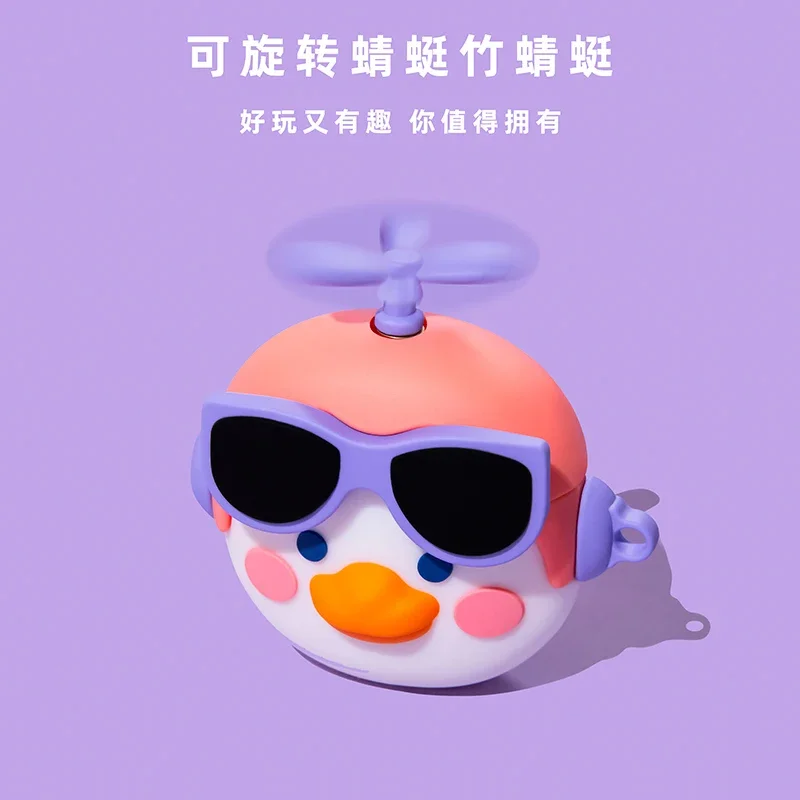 Cute Bamboo dragonfly Earphone Case For Airpods Pro Case Silicone Cartoon pig duck Headphone Cover For Airpods 1/2/3rd Case Bags