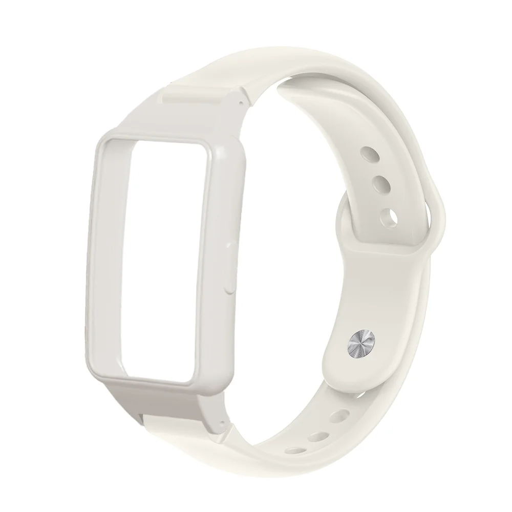 

Watch Strap with Reverse-buckle For Huawei Band 6/6Pro/7 Honor Band 6/7 Quick Release Sweatproof Silicone Smartwatch Band Unisex