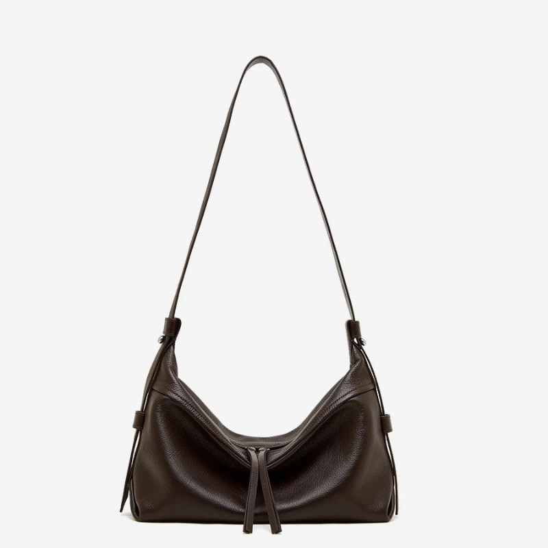 

Jonlily Women Genuine Leather Shoulder Bag Female Handbag Totes High Capacity Commuter Bag Daybag Crossbody Bag Purse -KG2166