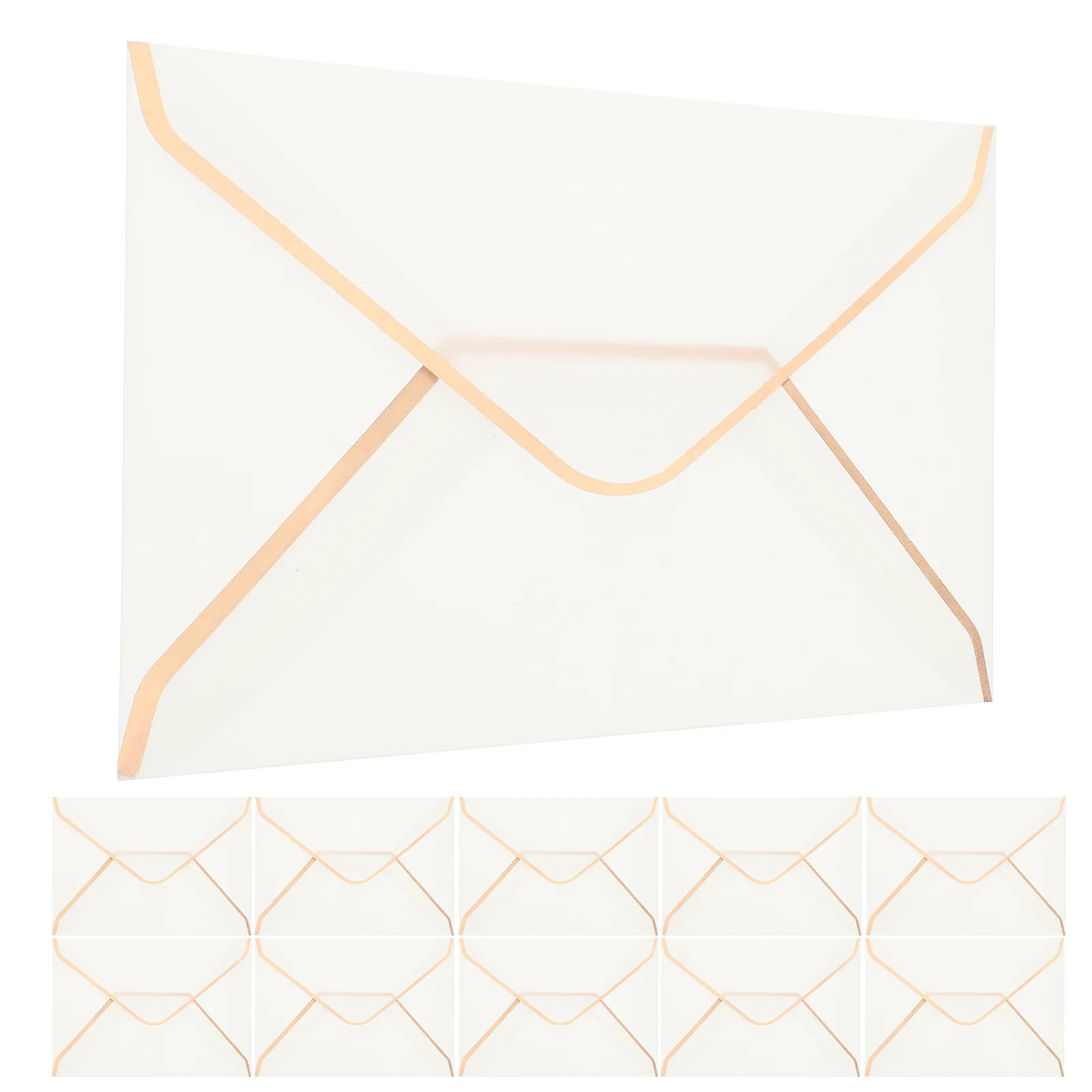 10 шт., конверты из калька, гладкие свадебные приглашения, открытки с благодарностью, поздравительные открытки, элегантный дизайн, торжества