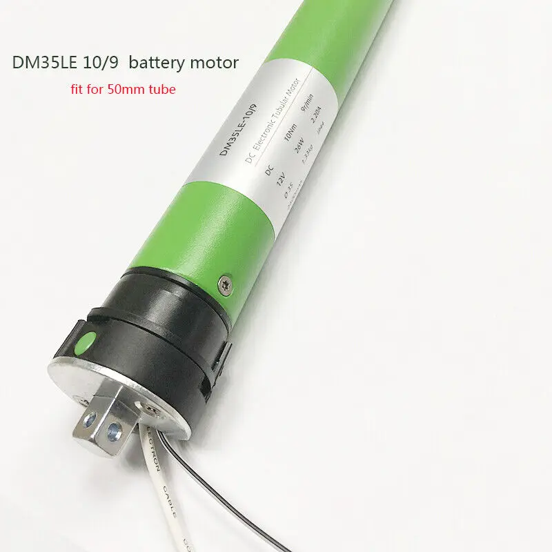 New Battery Motor 12V Tubular Motor for 50mm Tube Roller Blinds Curtain Shutter