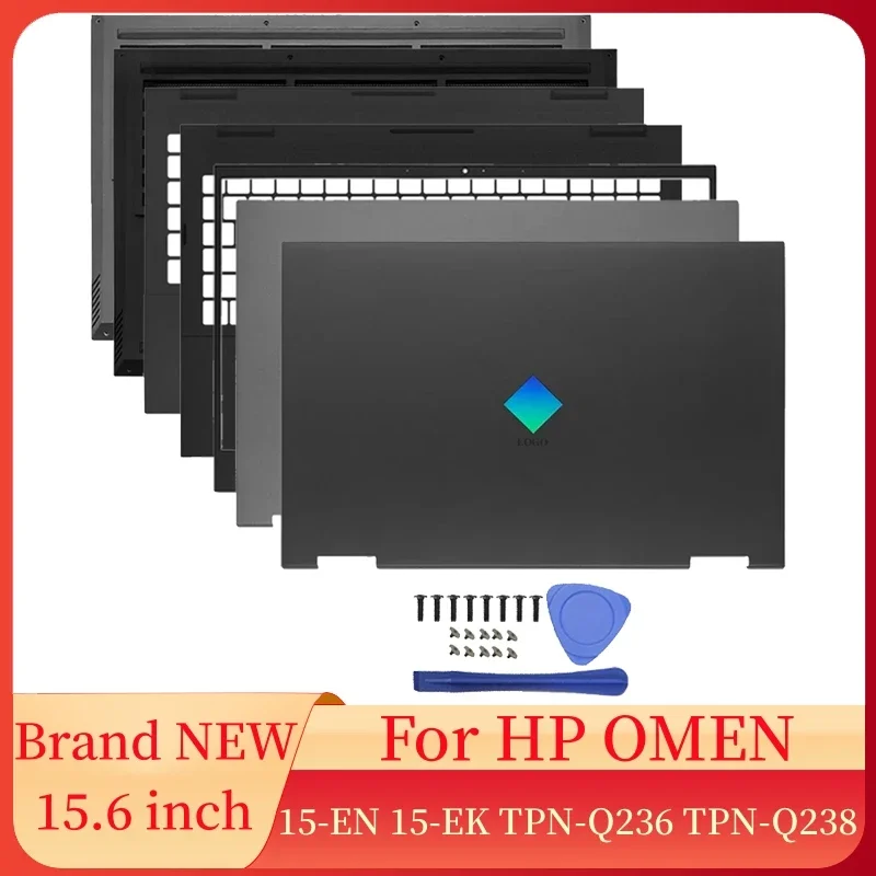 NEW For HP OMEN 15-EN 15-EK TPN-Q236 Q238 Notebook Screen LCD Back Cover/Front Bezel/Palmrest/Bottom Case Laptops Accessories