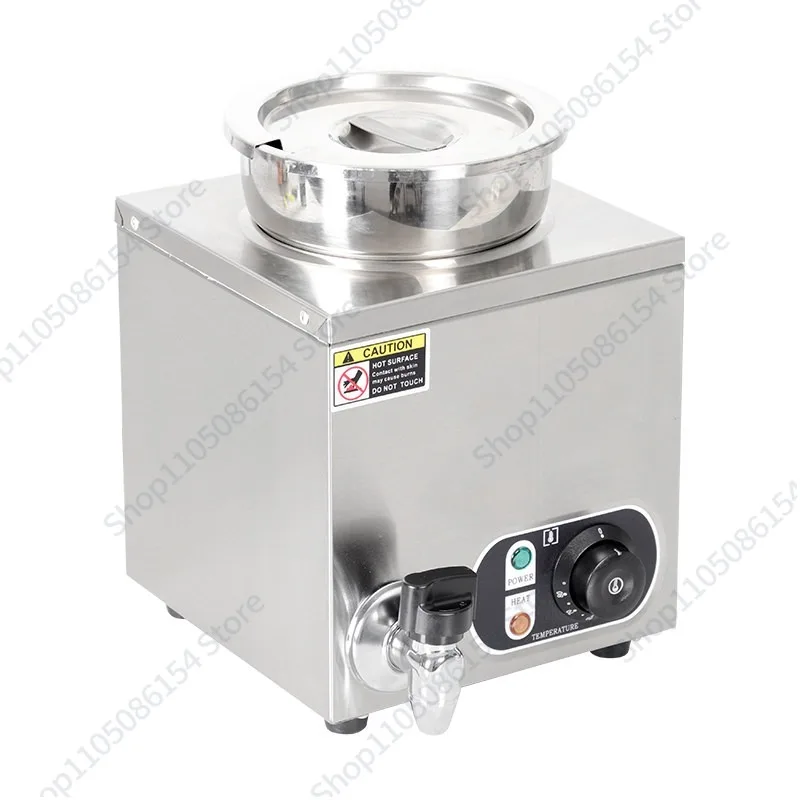 

Коммерческий термос-контейнер для фастфуда с подогревом и контролем температуры, из нержавеющей стали, для супа, настольный, с функцией поддержания температуры