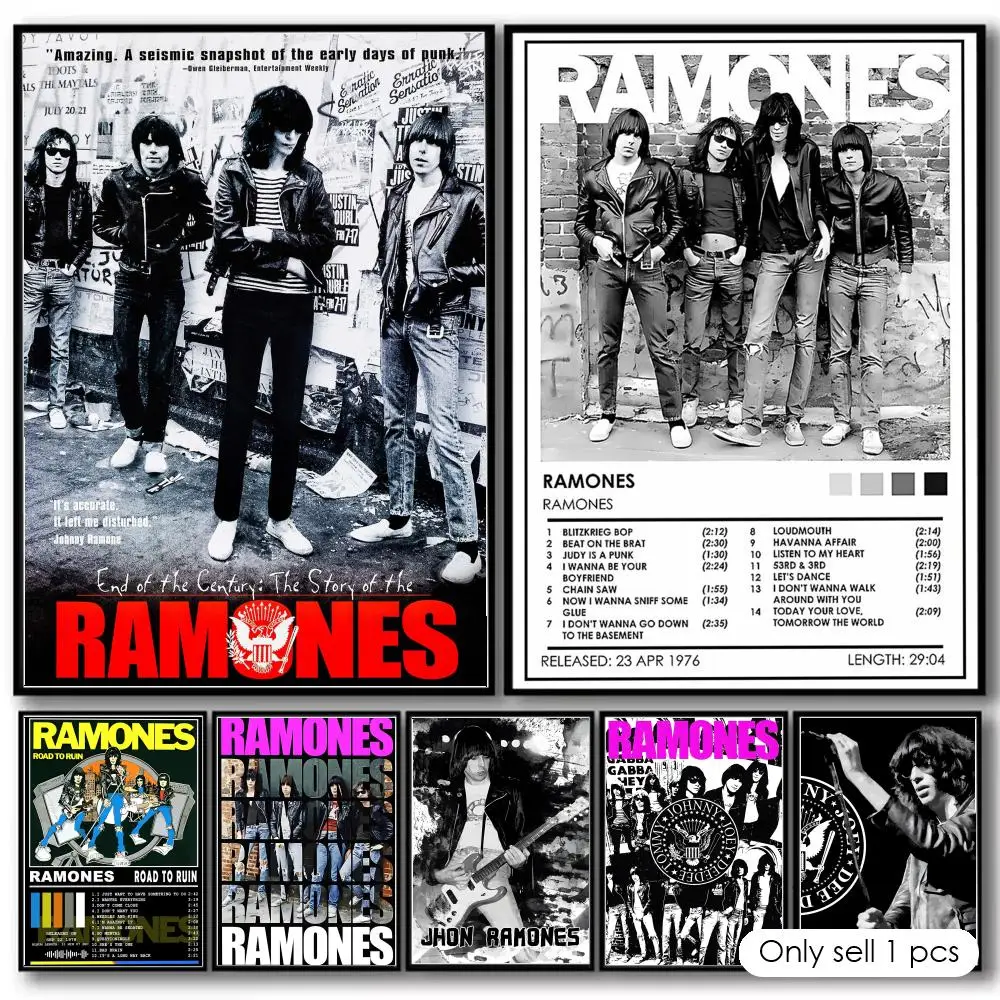Classic Band Album R_Ramones Poster Decorative Wall Art Stic