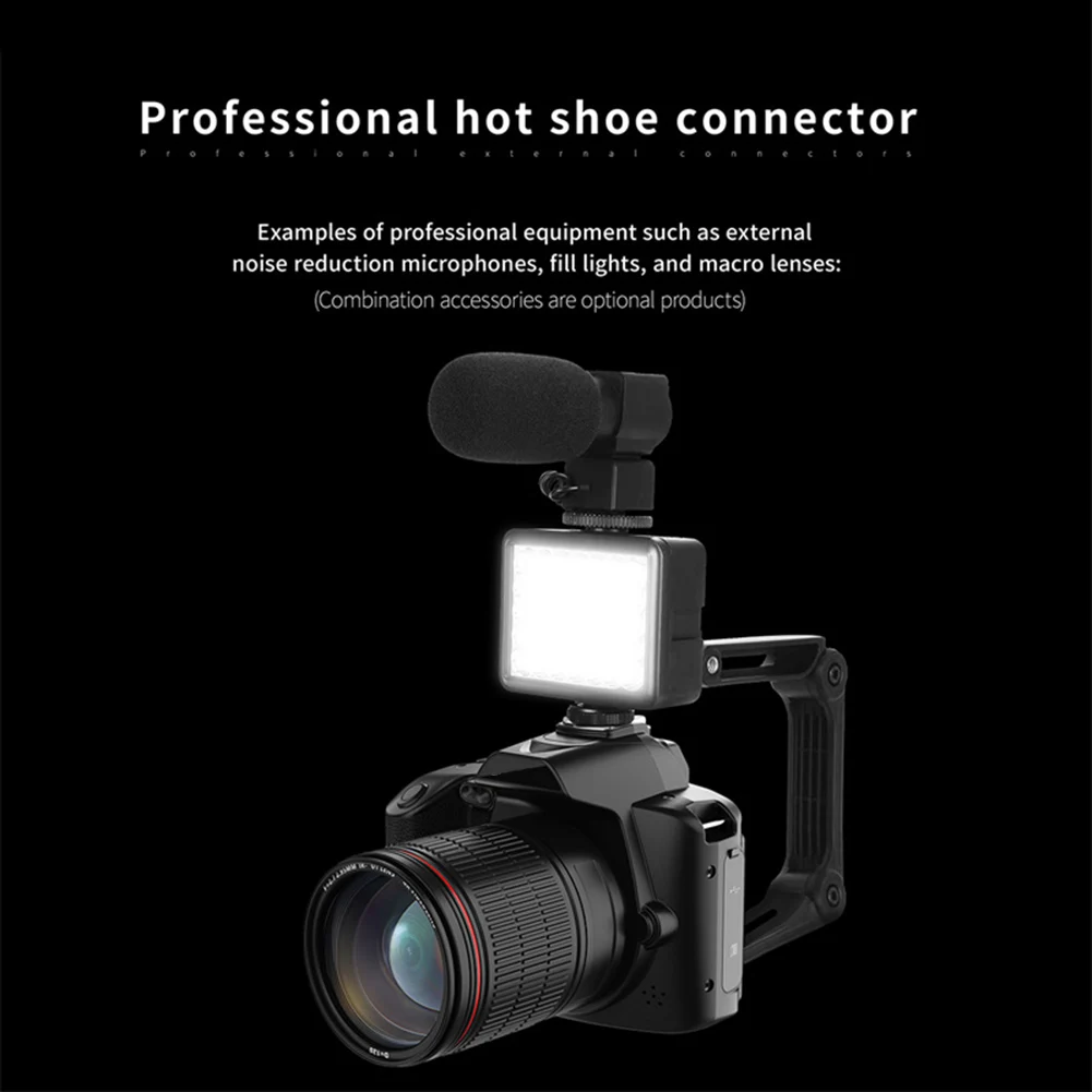 Digital Camera Video Camcorder 16X Digital Zoom 4k Professional Camera Infrared Night Vision MP3 Player For Women Men Camera