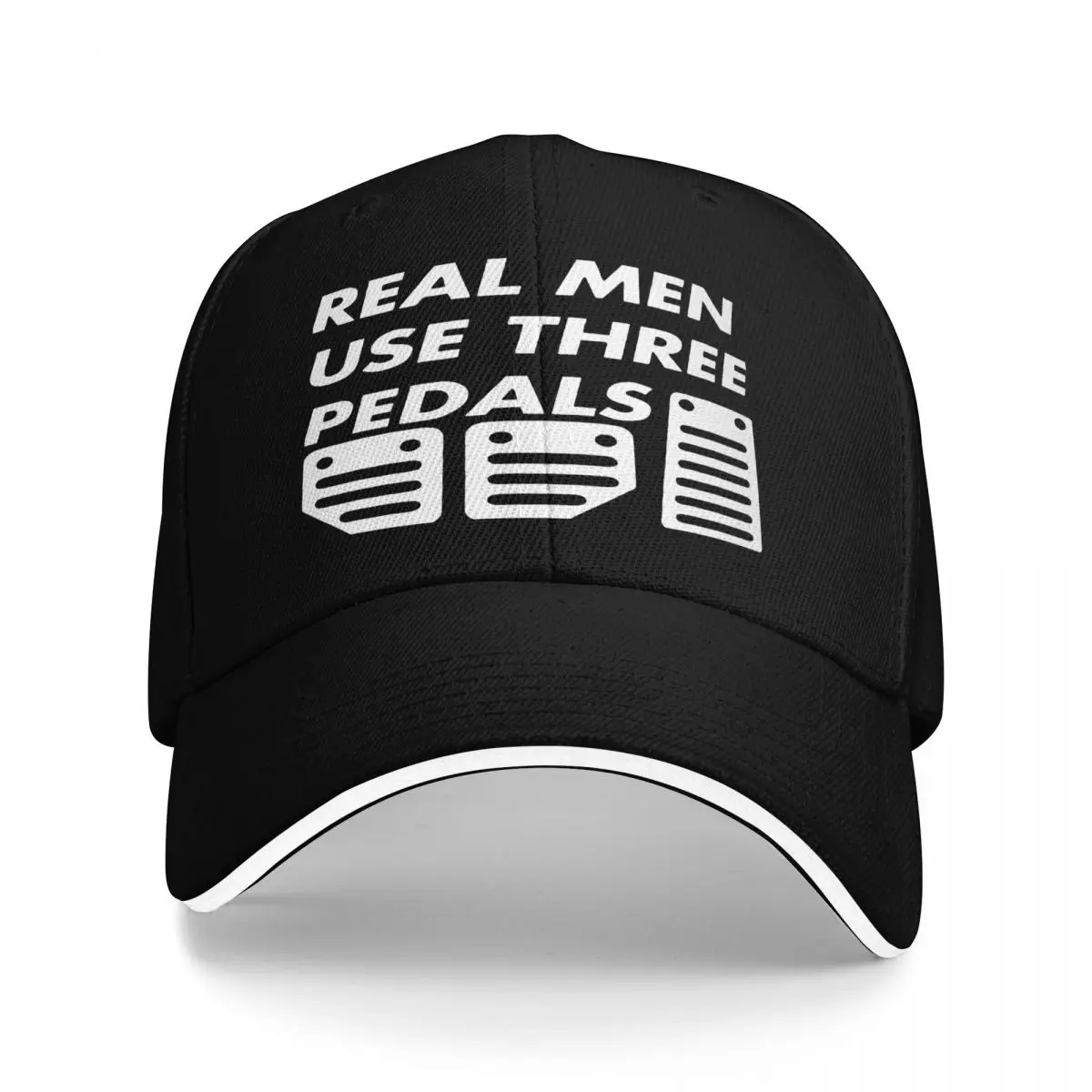 Real Use 3 Three Pedals Manual Man Hat Caps Men Cap For Men Baseball Cap Men Man Hat Baseball Cap