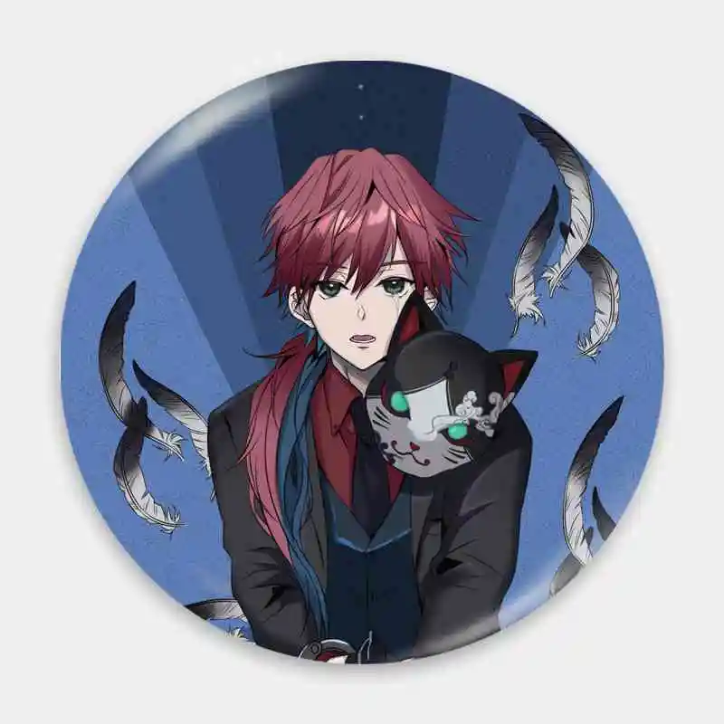 Lauren iroas Kanal vtuber Anime Abzeichen Brosche Anker Peripherie geräte Pin Hut Brust Tag Dekoration Anhänger Rucksack Dekoration