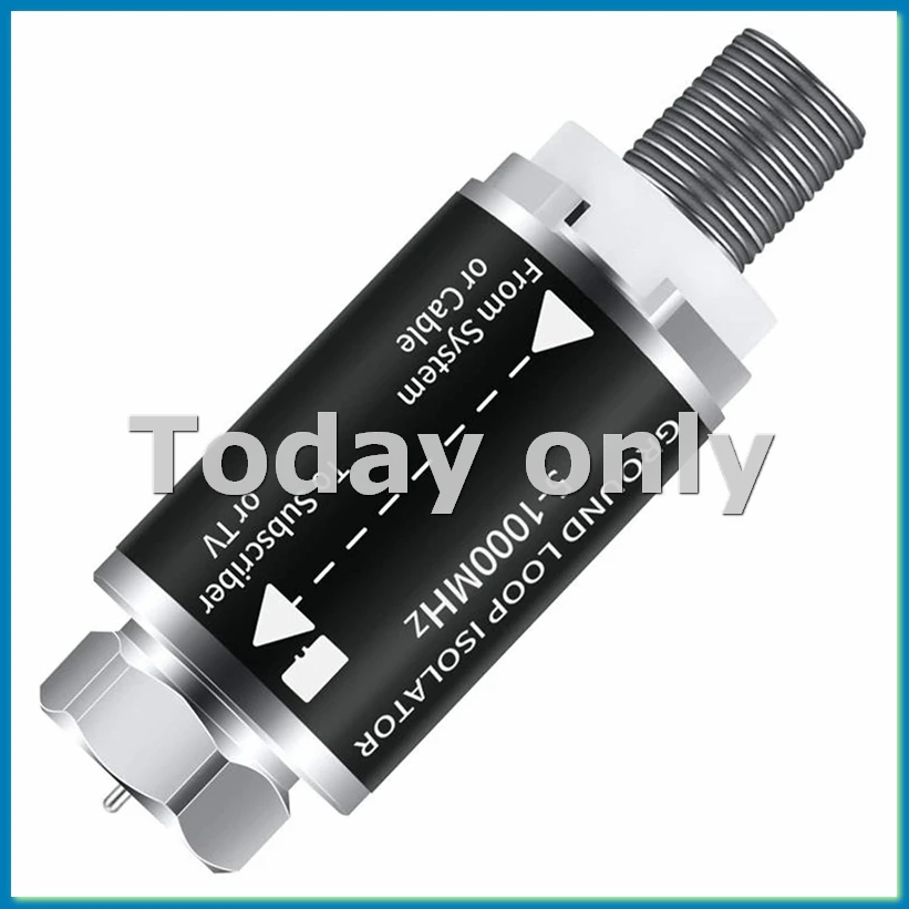 Ground Loop Isolator - Cable TV Audio Isolation Transformer, TV/Noise Eliminator-ABAM