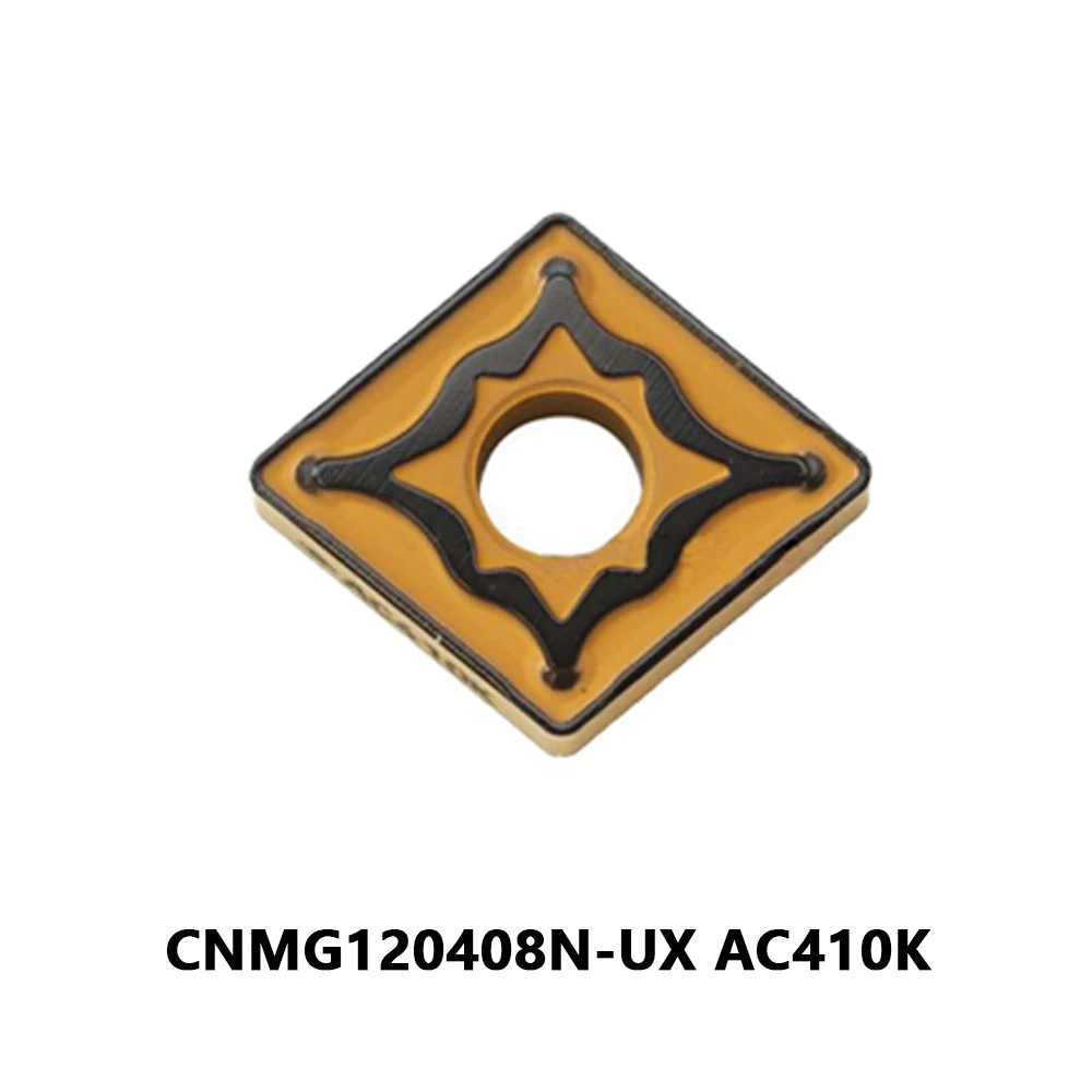 CNMG 120404 N-UX 80° CNMG 120404N-UX Inserts CNMG120404N UX Original CNMG120404N-UX AC410K Carbide Plates CNC Lathe Cutter Knife