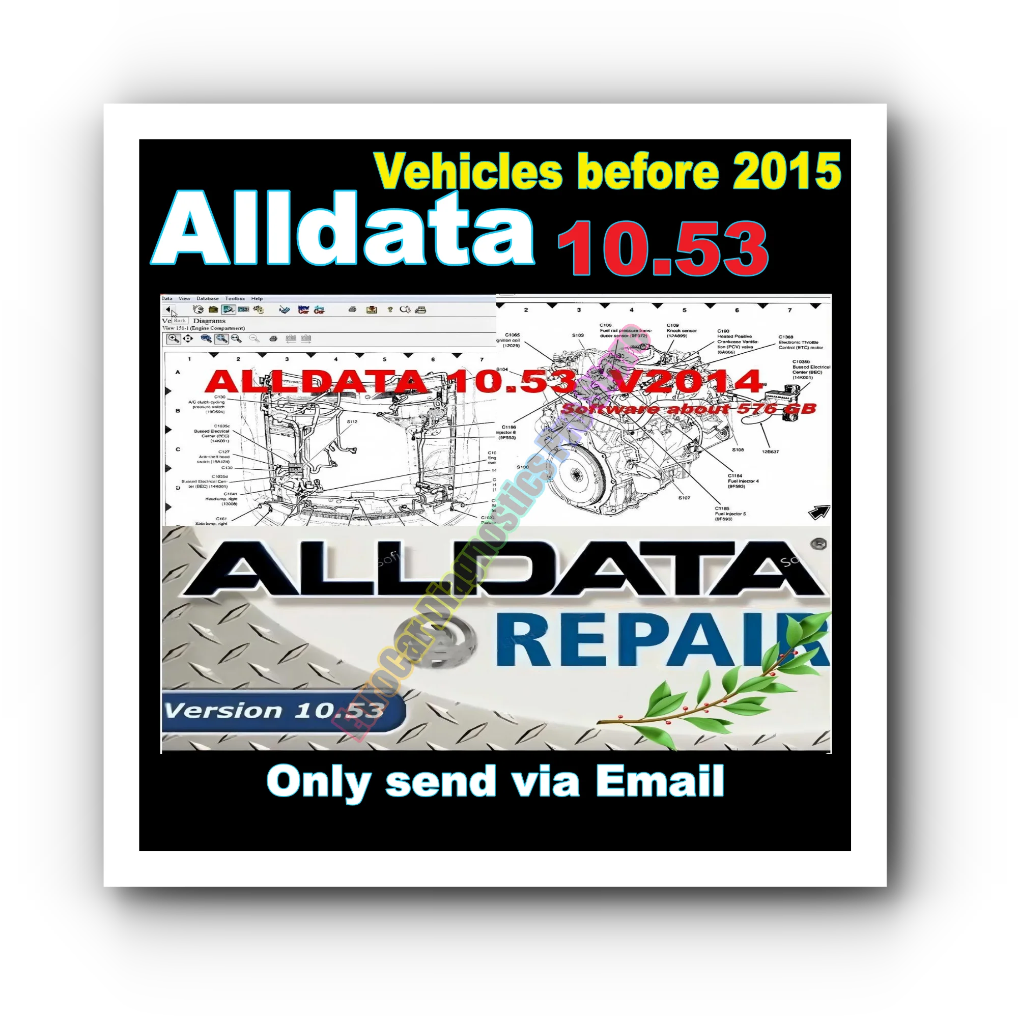 

AllData 10.53 Automotive Repair Software for American Asian And European Vehicles - Disassembly Adjustment Repair And Diagnostic