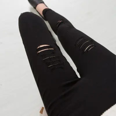 Black Hole Pencil Pants Women's Thin Nine Points Tight Fit Base Layer Pants Spring 2026 New Style Slimming Effect